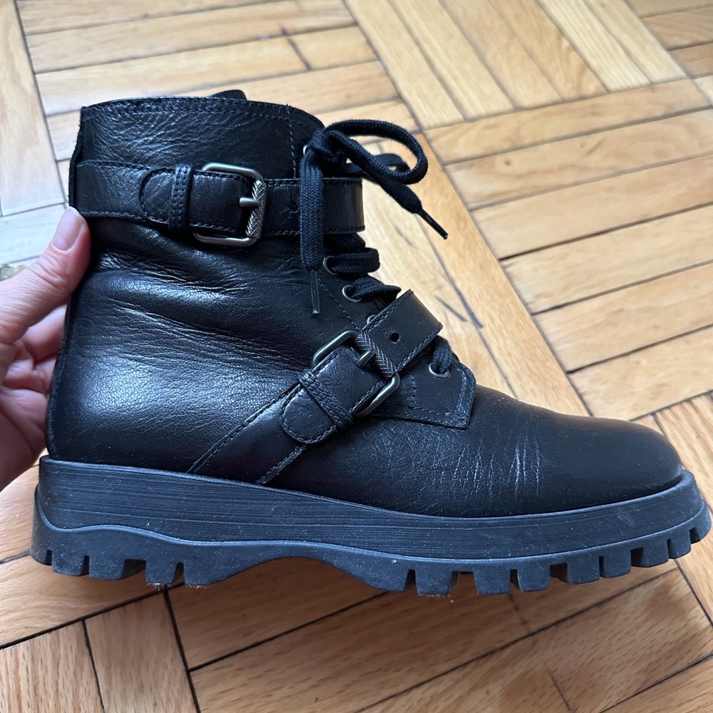 Prada Black Ankle Boots size 38 great condition